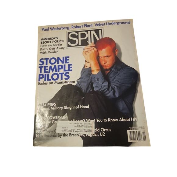 Spin Magazine Other - Spin Magazine September 1993 Stone Temple Pilots
